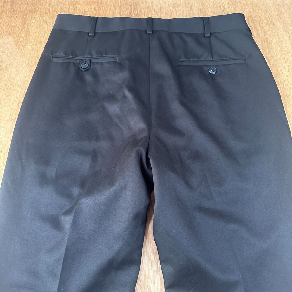 TravelSmith Dress Pants Black Womens 32x32 Career Straight Leg Slacks - Picture 3 of 7